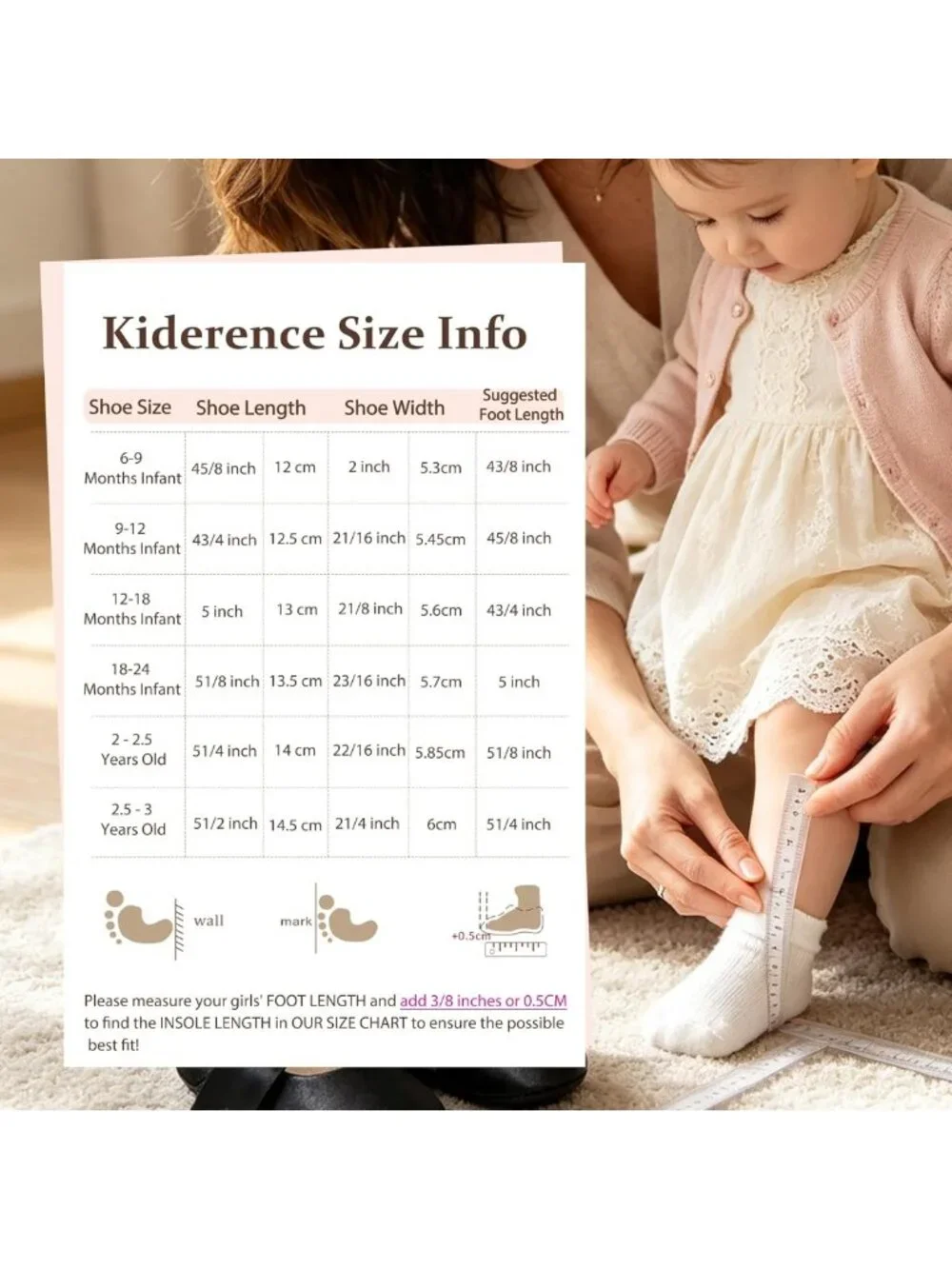 Adorable Baby Girls' Prewalker Mary Jane Flats with Bowknot - Perfect Dress